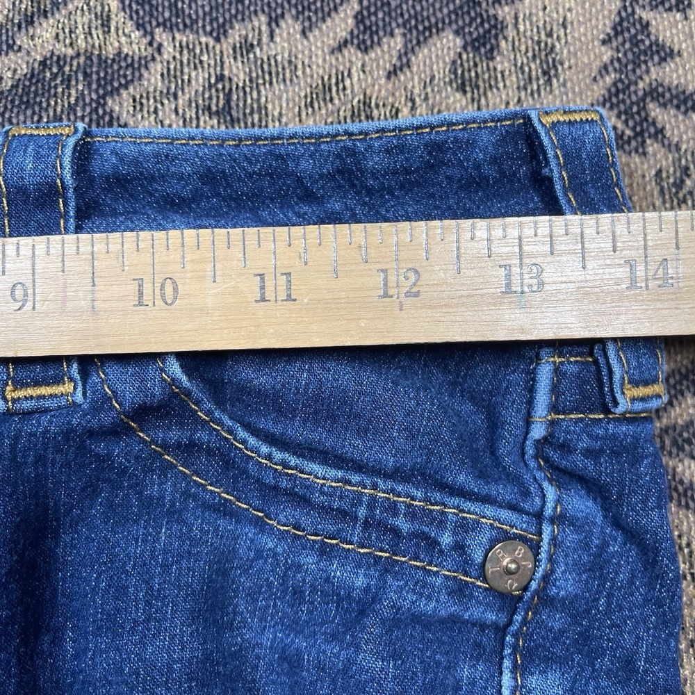 Vtg True Religion Jeans Womens Size 27 Blue Hi Rise Legging Embroidered USA - Picture 5 of 10